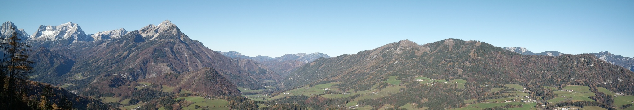 Panorama (linker Teil) vom "Stoderer Weitblick".