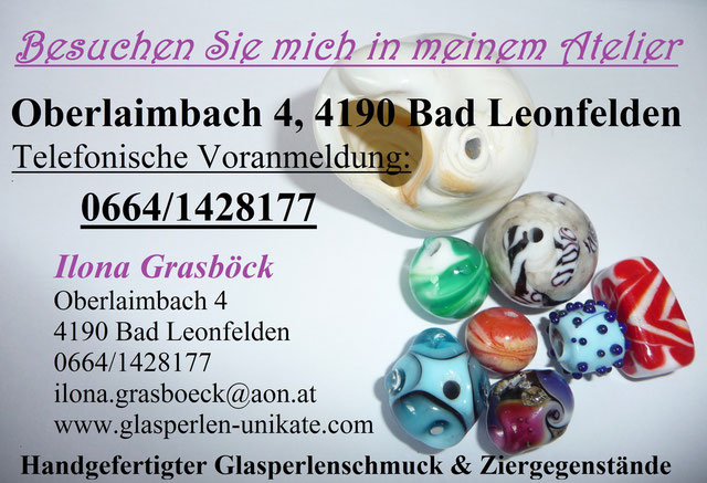 Visitenkarte Ilona Grasböck