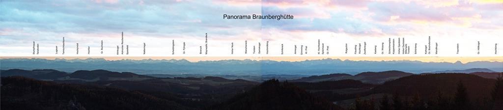 Panorama Braunberghütte
