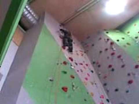 Kletterhalle Ganz Berchtesgaden Speedklettern Martin Tag der offenen Tür Bergsteigerhaus Ganz.3gp