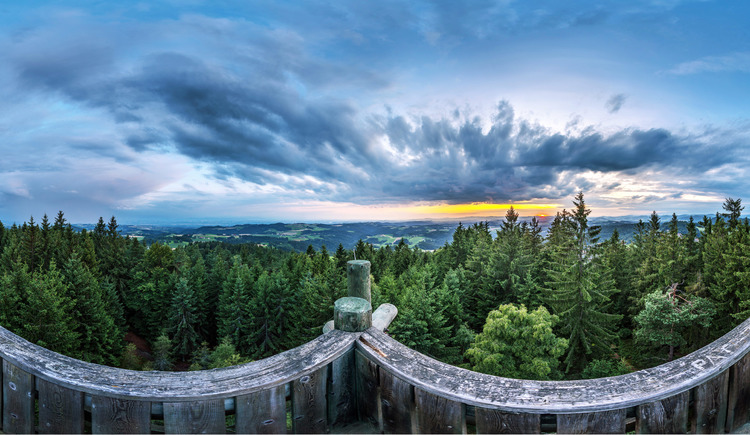 Aussichtsplattform in Rechberg