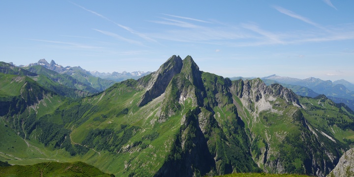 Blick zur Höfats hinüber