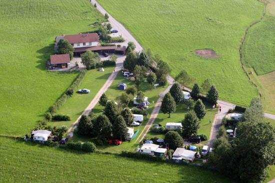 Campingplatz von oben