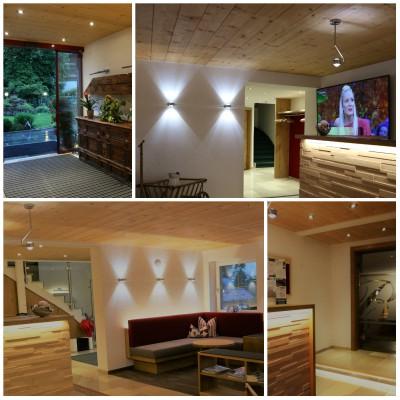 Hotel Bellevue Riezlern Eingang und Rezeption