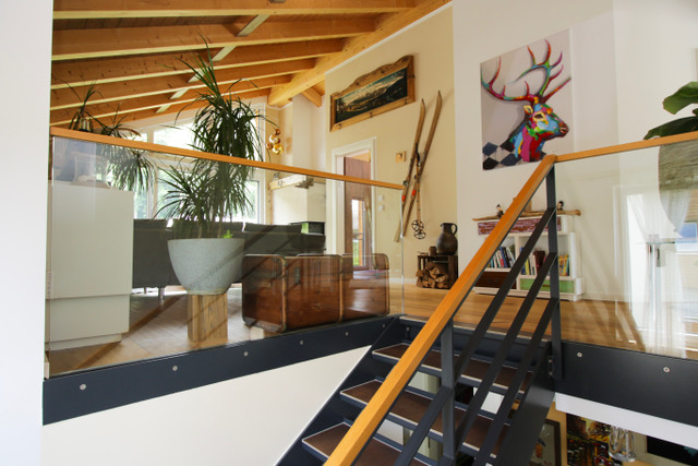 Offenes Treppenhaus zum Obergeschoß