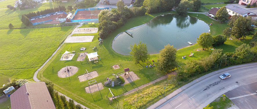 Beachvolleyball Platz Grünbach