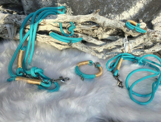 Armbänder und Hundeleinen