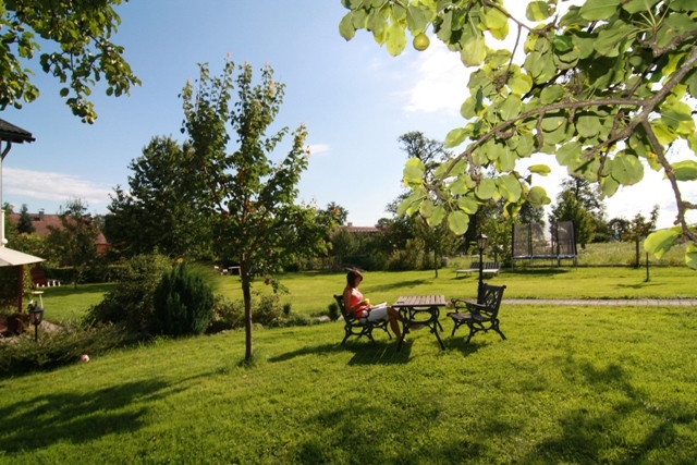 Garten - Pension Knoll **** Schörfling am Attersee, Salzkammergut
