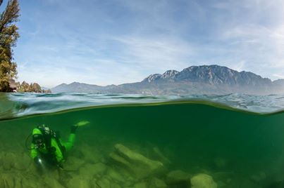 Tauchen am Kohlbauernausatz