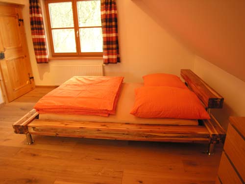 Schlafbereich im Dachatelier