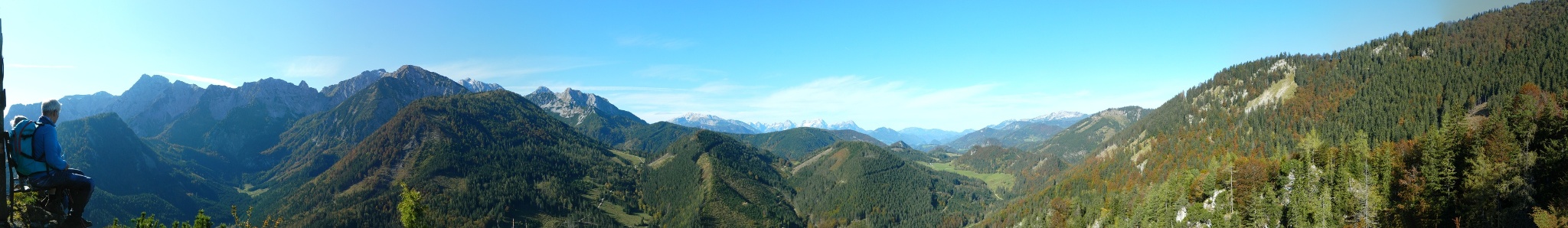 Ausblick vom Rumpelmayr-Kreuz