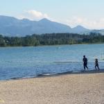 Bademöglichkeit bei Start/Ziel