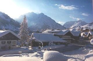 Haus im Winter