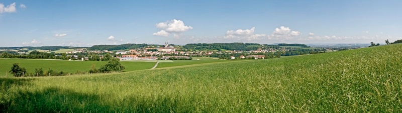 Ausblick von Weilling auf St. Florian