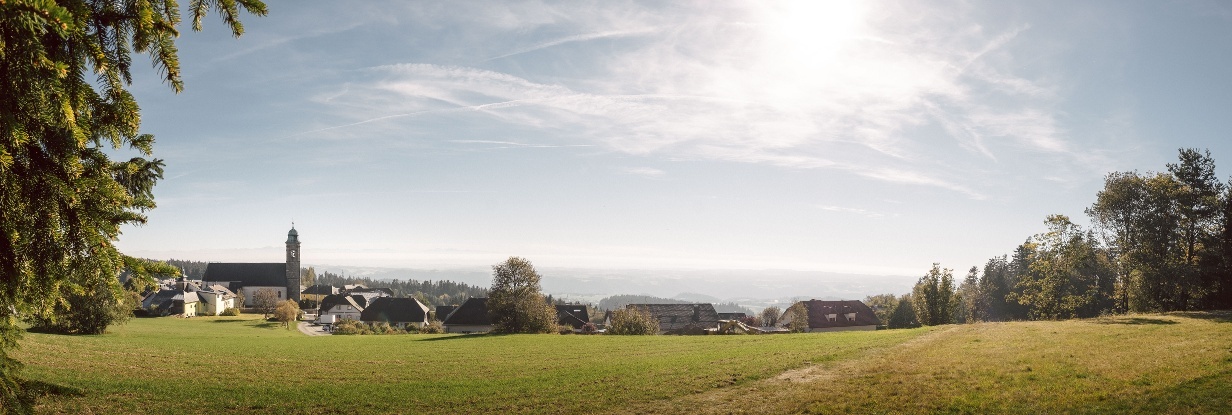 Panoramablick Pfarrkirchen im Mühlkreis