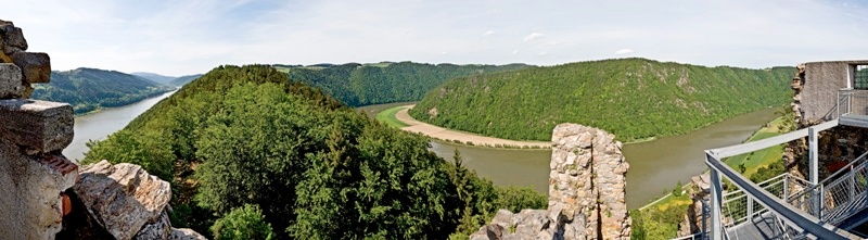Atemberaubender Ausblick vom Turm der Ruine Haichenbach
