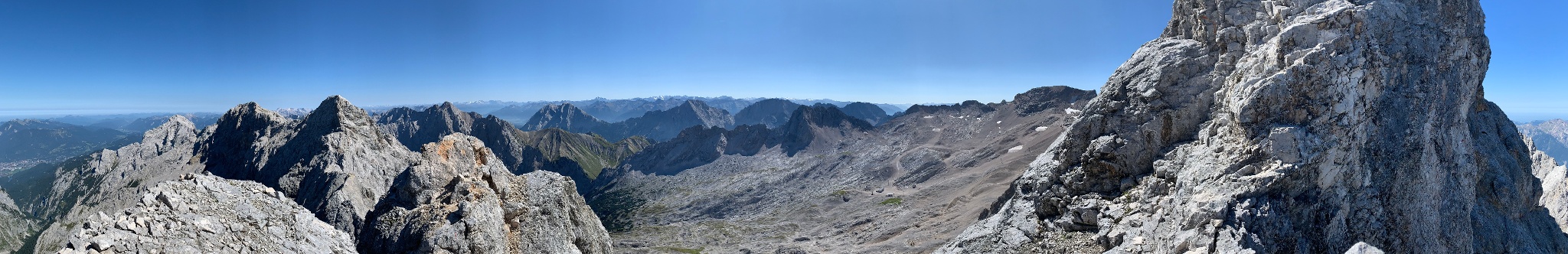 Panorama vom Jubiläumsgrat