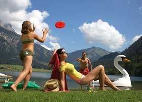Sonnenbaden am Haldensee