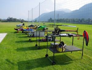 Modellflugplatz in Radfeld