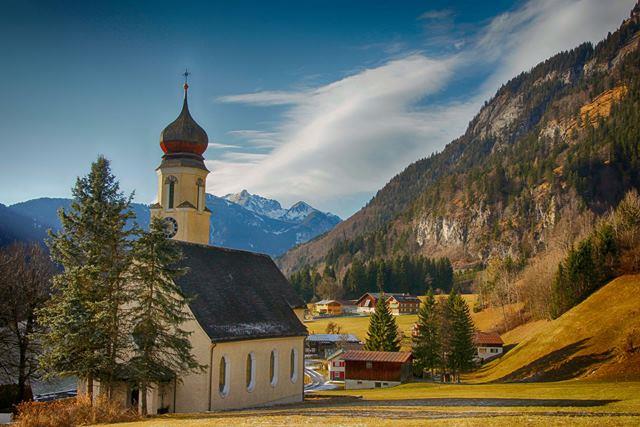 Blick auf auf unser Haus
