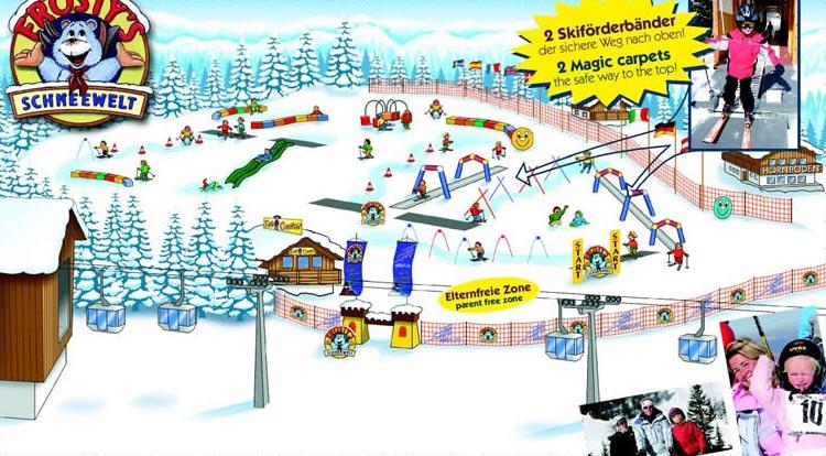 Frostys Schneewelt Karte