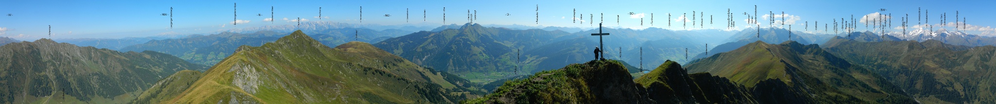 Rundumblick Hirschkopf beschriftet