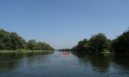 Bootstour auf der Donau zwischen Vohburg und Eining