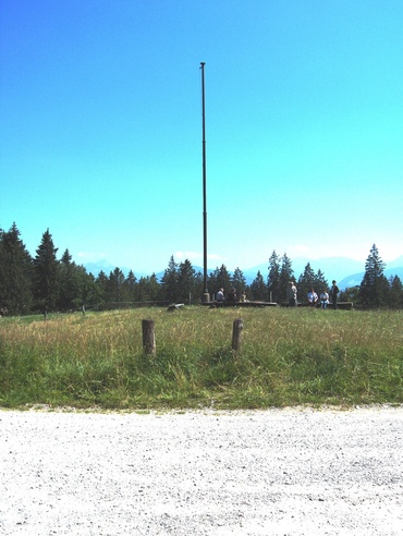 Am Gipfel des Taubenbergs