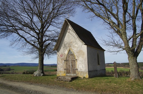 Neugotische Herzjesu Kapelle bei Berg (Hans Wagner 1928, Fam.Lang 1981)