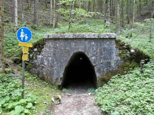 Beginn des Stollenwegs