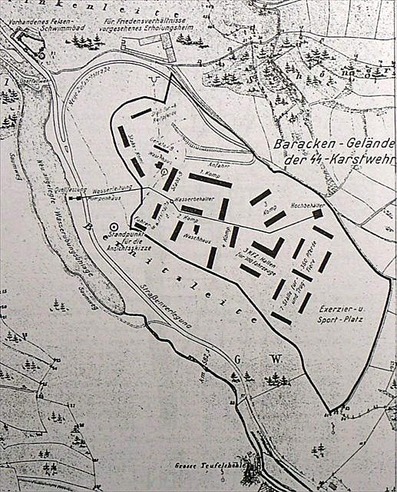 Lageplan des Lagers