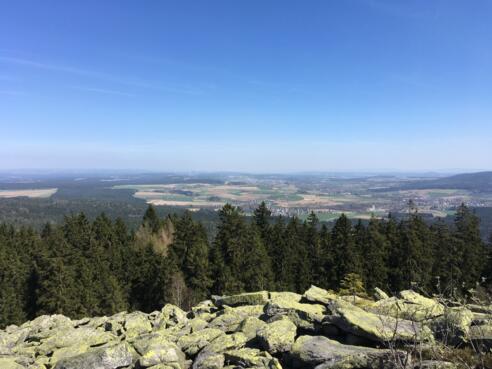 Blick vom Platte-Gipfel
