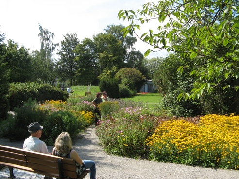 Schwesterngarten Blick nach Westen