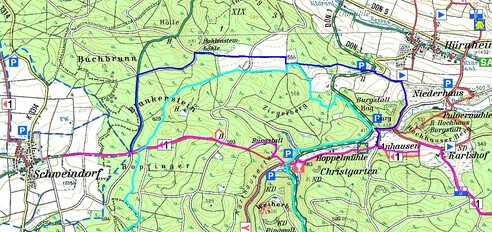 Umgehung Wildgehege Christgarten