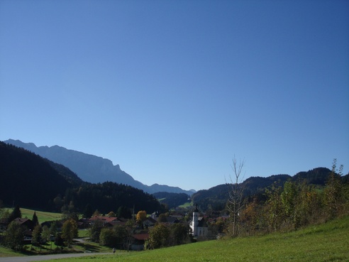 Blick auf Sachrang