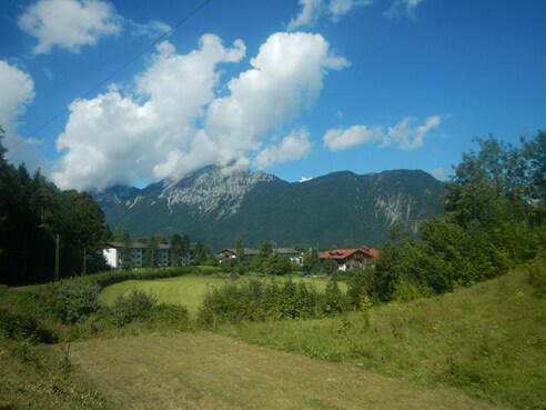Ausblick auf die umliegende Berge