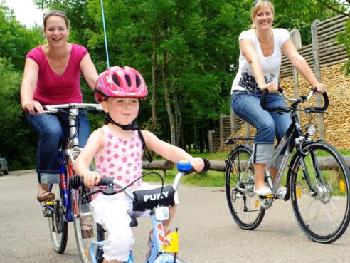 Radfahren mit der Familie