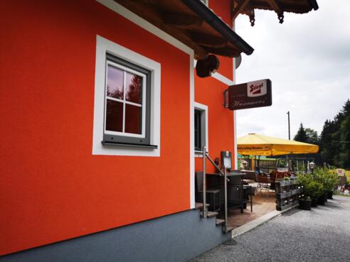 Gasthaus Wasenmoos mit Gastgarten