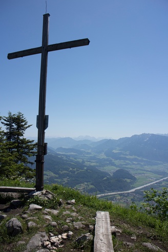 Gipfelkreuz am Wildbarren