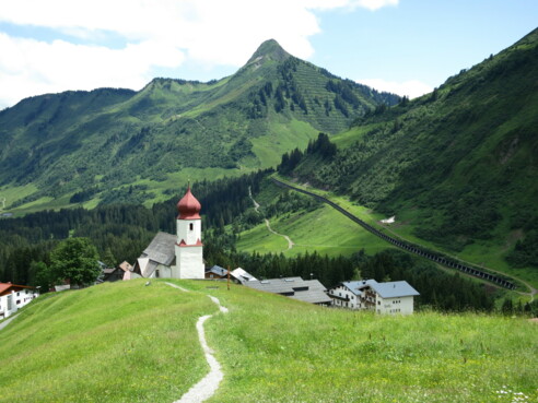 Damüls mit Zafernhorn