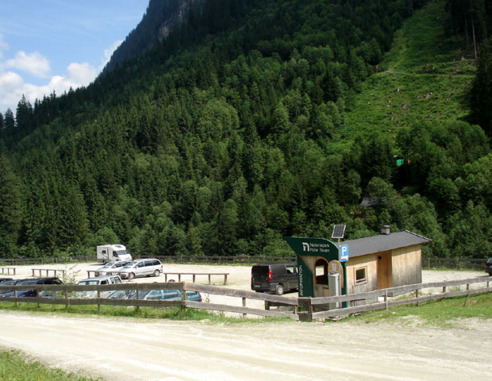 Parkplatz Obersulzbachtal - gebührenpflichtig