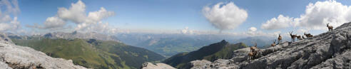 Sulzfluh Plateau Panorama