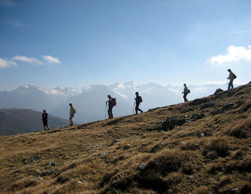 Am Bergrücken des Steinkogel