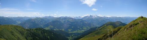 Panorama vom Hundstein Richtung Süden
