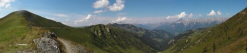 Abzweigung Wanderweg nach Thumersbach - Ochsenkopf