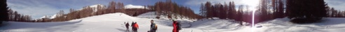 Blick hinüber zum Gumma und Kreuzhöhe im Lessachtal
