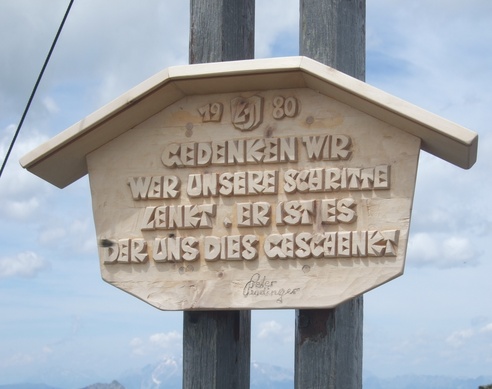 Gipfelkreuz Gurpitscheck