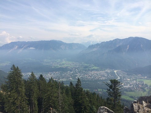 Schöne Aussicht auf Bad Reichenhall