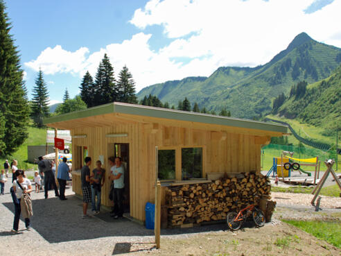 Kiosk beim Waldseilgarten
