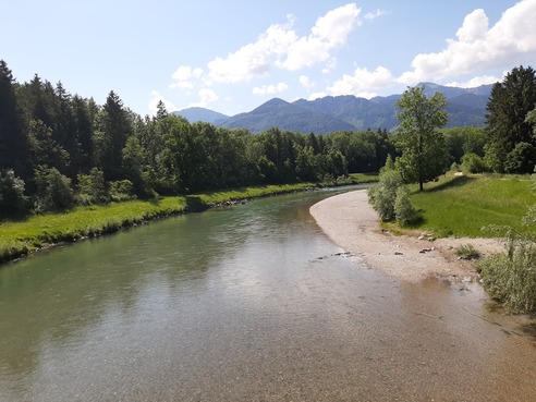 Picknickplatzl Kiesbank an der Tiroler Ache